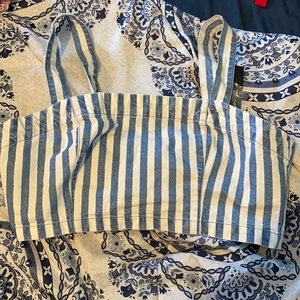 Striped Crop Top
